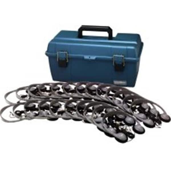 Hamiltonbuhl Hamilton Electronics LCP - 24 - MS2L Lab Pack- 24 MS2L Personal Headphones in a Carry Case LCP/24/MS2L - main